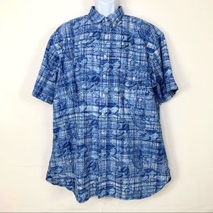 Ralph Lauren Men’s Floral Shirt Blue XLT Tall